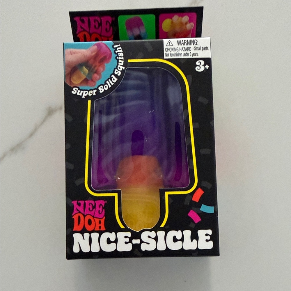 Nee Doh Nice-Sicle Super Solid Purple Squish Toy
